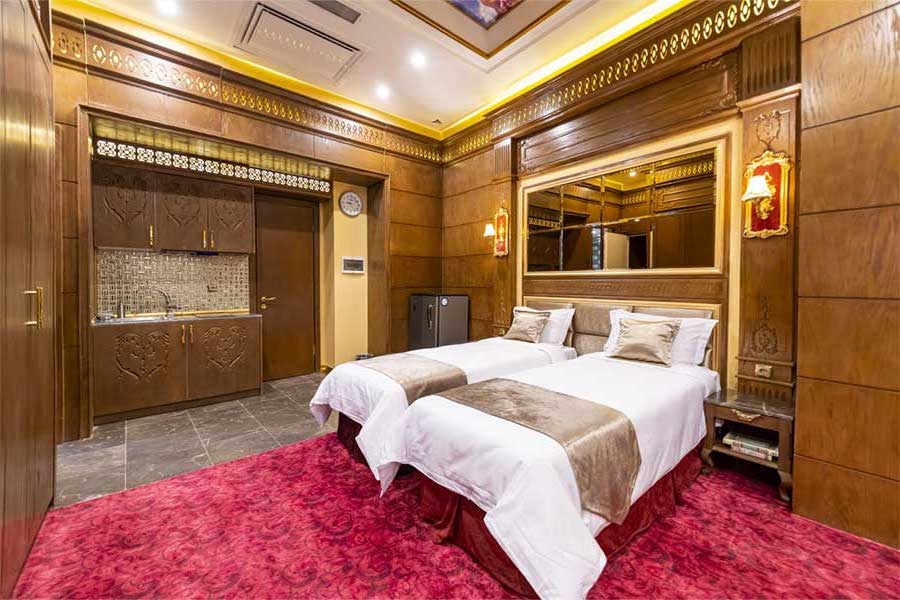 Hotel-Rose-Darvishi-Mashhad-Twin-Bed-Room