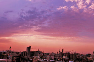 Mashhad-City-Sunset